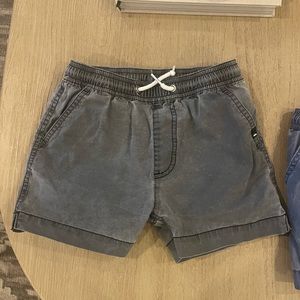 Two Pairs Quicksilver Boys Taxer Shorts Size 6